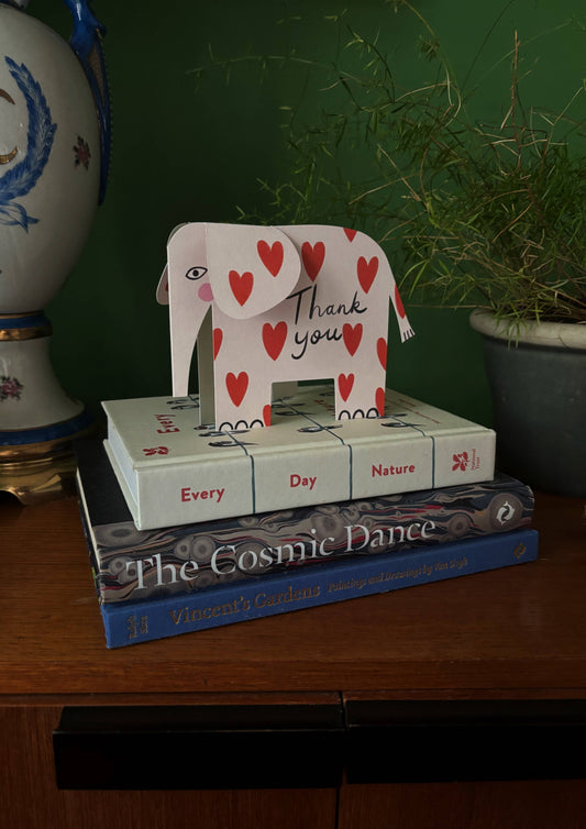 Thank You Elephant Standing Luxury Eco Card