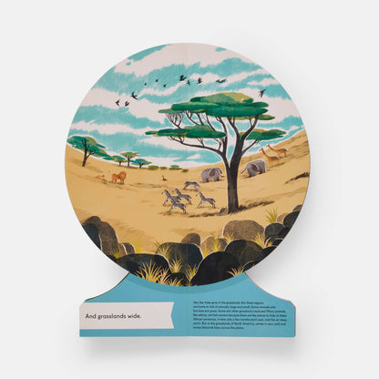 Our World: A First Book of Geography Childrens Book Globe