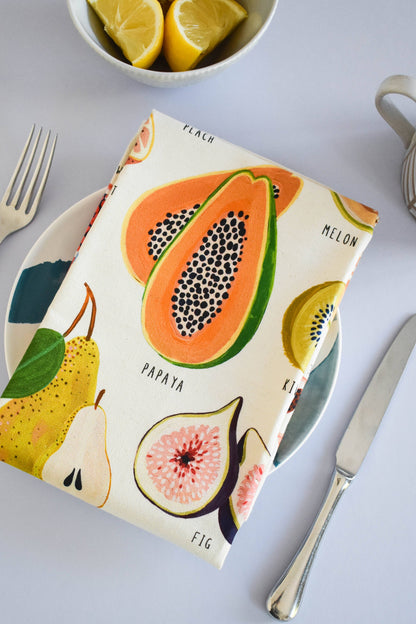 Summer Fruits Tea Towel