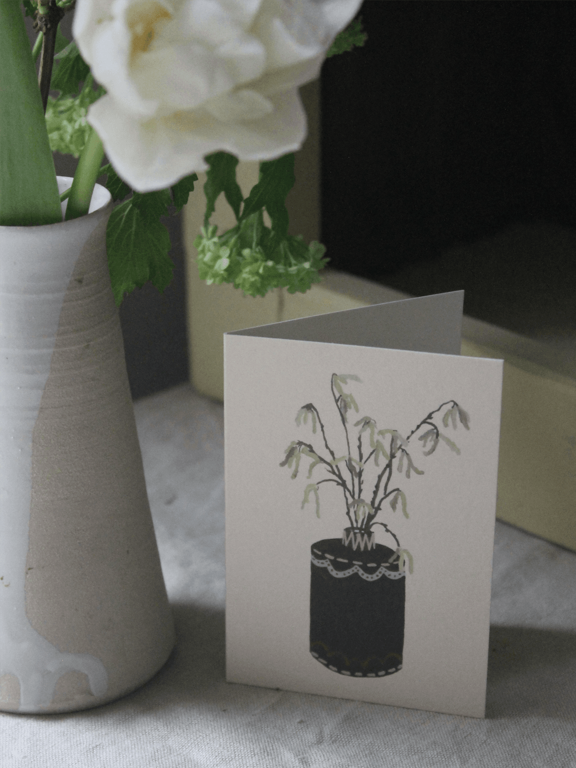 Catkins Mini Art Card