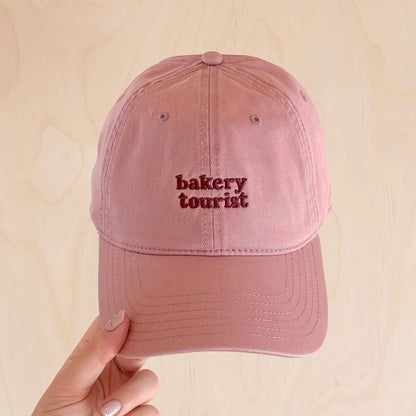 Bakery Tourist - 100% Cotton Baseball Cap - Dusty Rose