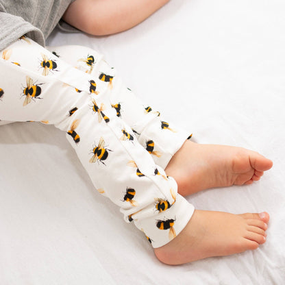 Bee print Cotton Leggings Toddler 18m3Y
