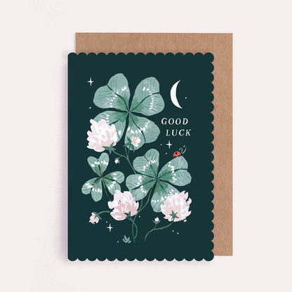 Garden Good Luck Card | Lucky Shamrock Good Luck Cards
