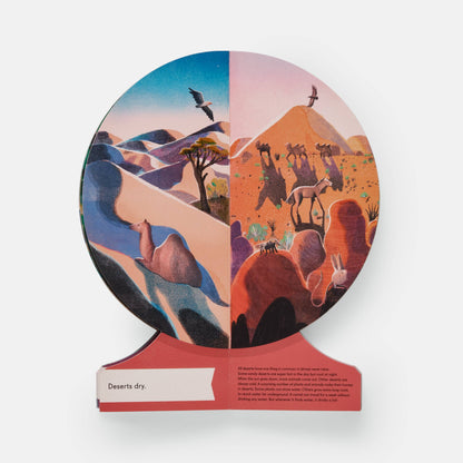 Our World: A First Book of Geography Childrens Book Globe