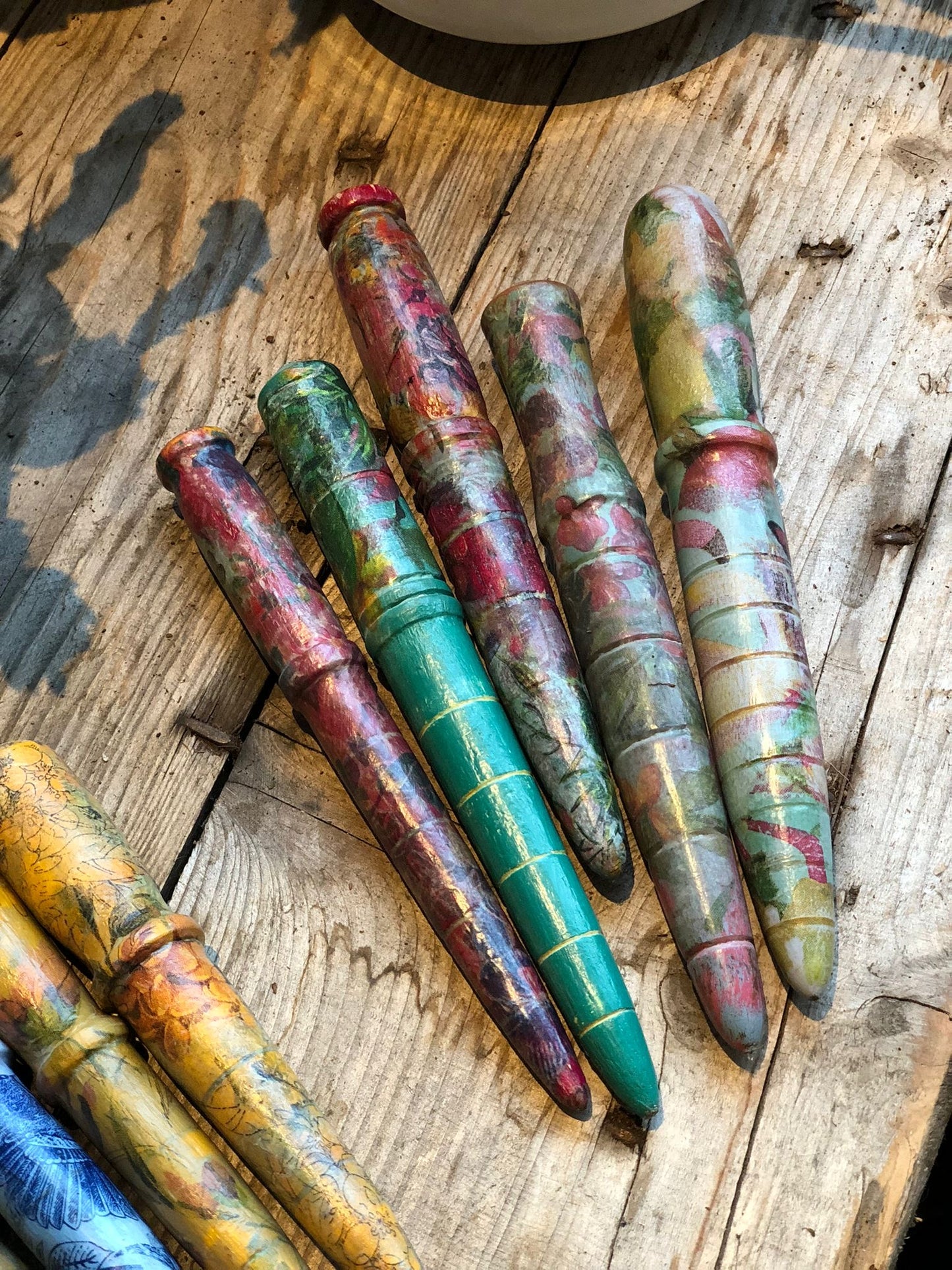 Handmade Wooden Plant Dibbers