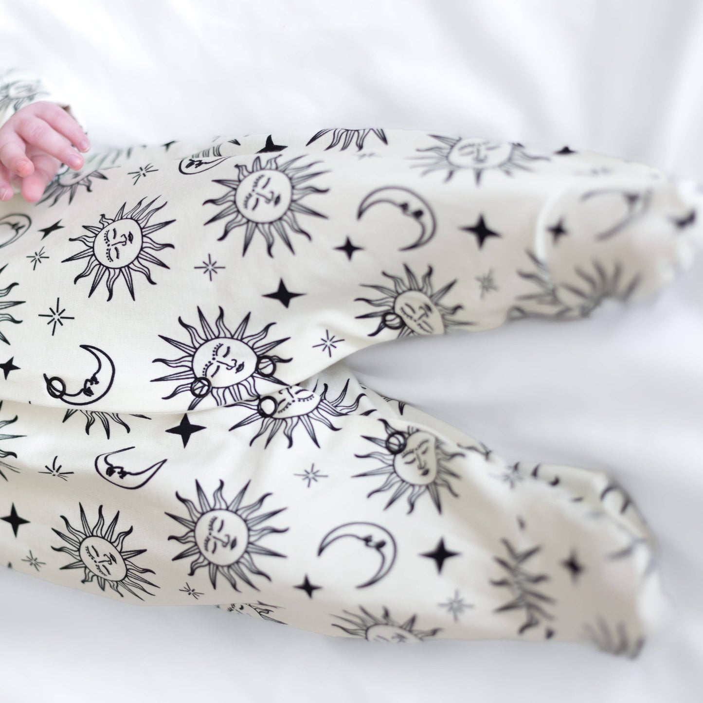 Sun and Moon Organic Cotton Sleepsuit Onesie Newborn - 18m
