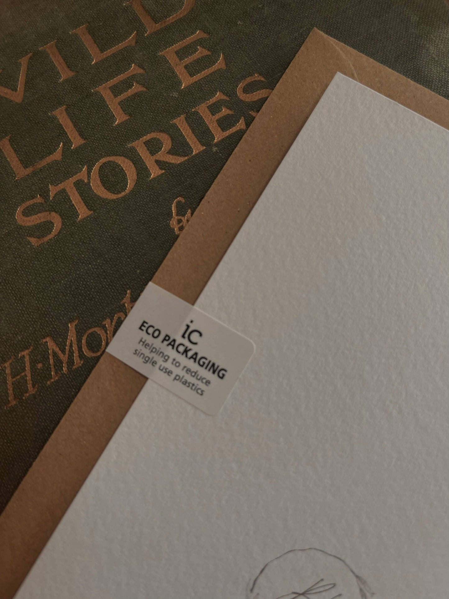 Rose Cottage New Home Card