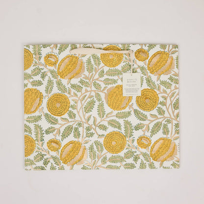 Marigold Glitz Sunshine Refresh Large Block Printed Gift Bags