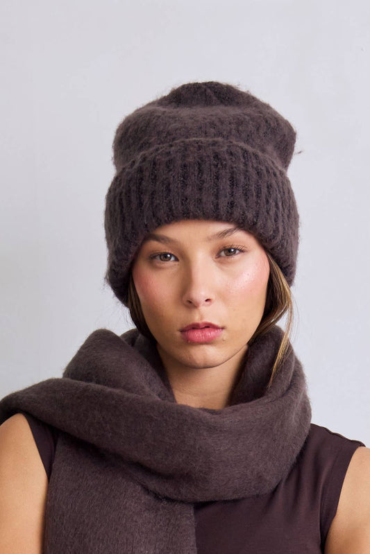 Ground Coffee Beanie Hat Made from 100% Recycled Materials