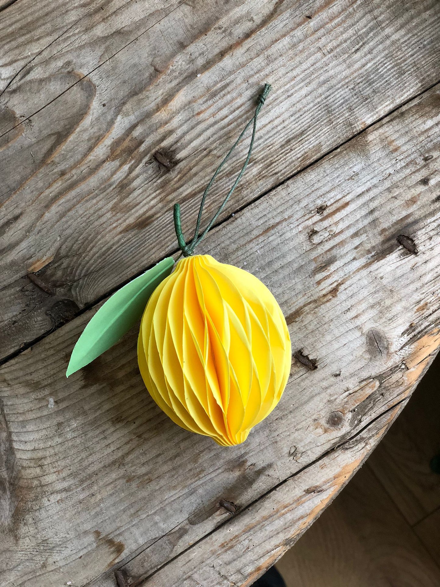Honeycomb Lemon & Lime Decorations