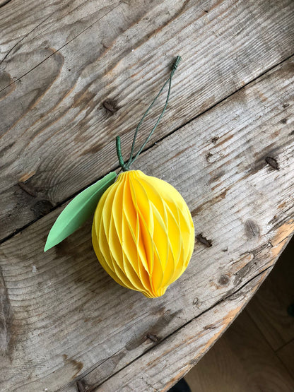 Honeycomb Lemon & Lime Decorations