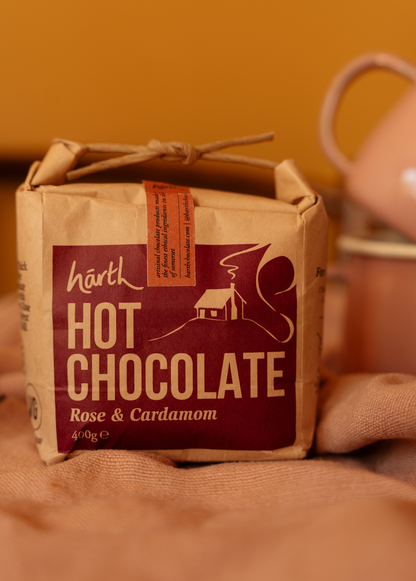 Rose and Cardamom Luxury Hot Chocolate Vegan