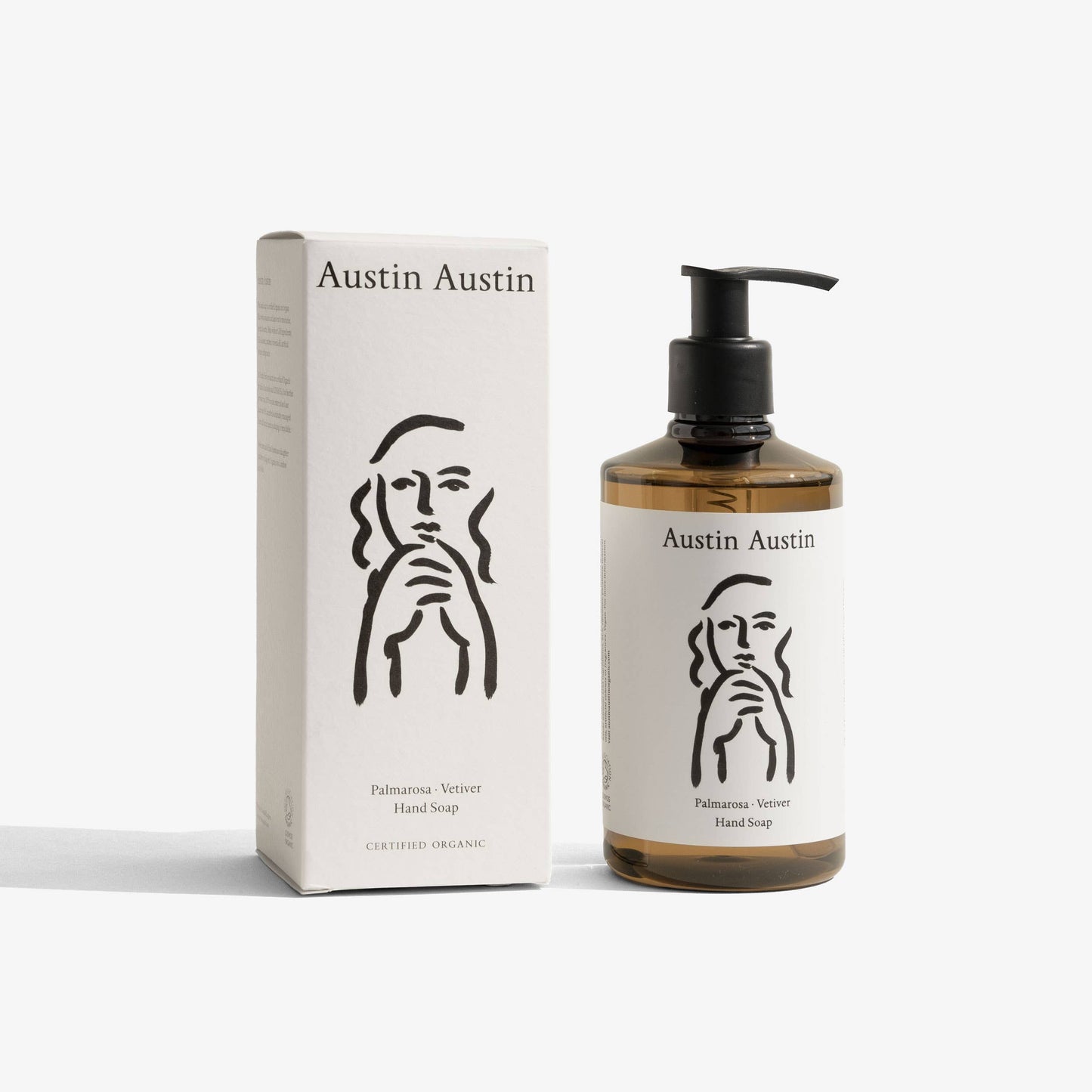 Organic Hand Soap Wash Palmarosa & Vetiver by Austin Austin