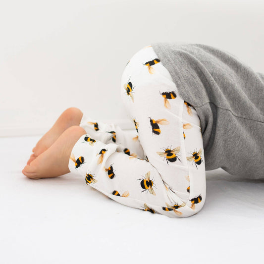 Bee print Cotton Leggings Toddler 18m3Y