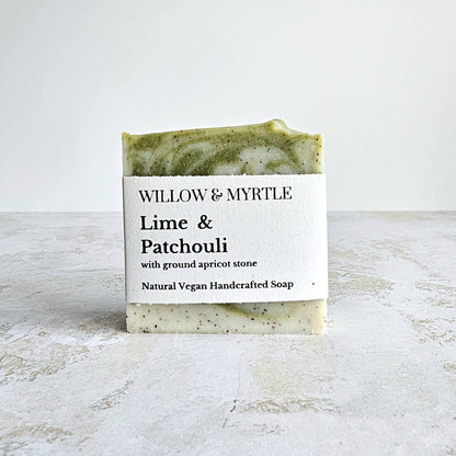 Lime & Patchouli, Natural Exfoliating Soap Bar