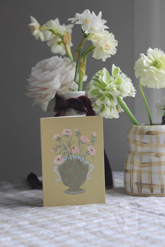 Ranunculus Butterfly Mini Art Card
