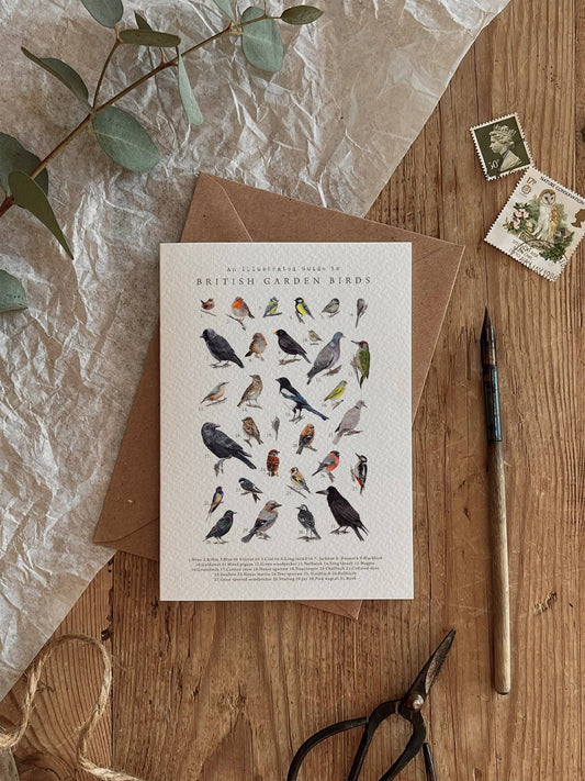 British Garden Birds Card