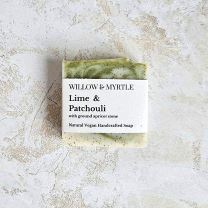 Lime & Patchouli, Natural Exfoliating Soap Bar
