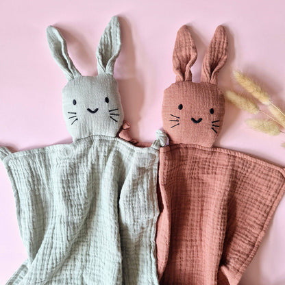 Terracotta Baby Comforter Cuddle Bunny Rabbit Toy