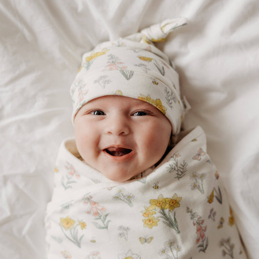 Baby Hats Daffodil Organic Cotton & Bamboo Newborn - 3 Months