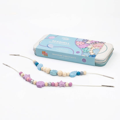 Seashell Bracelet Wooden Bead Jewellery Making Friendship Bracelet Kit Childrens