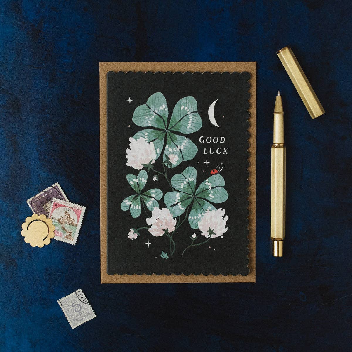 Garden Good Luck Card | Lucky Shamrock Good Luck Cards