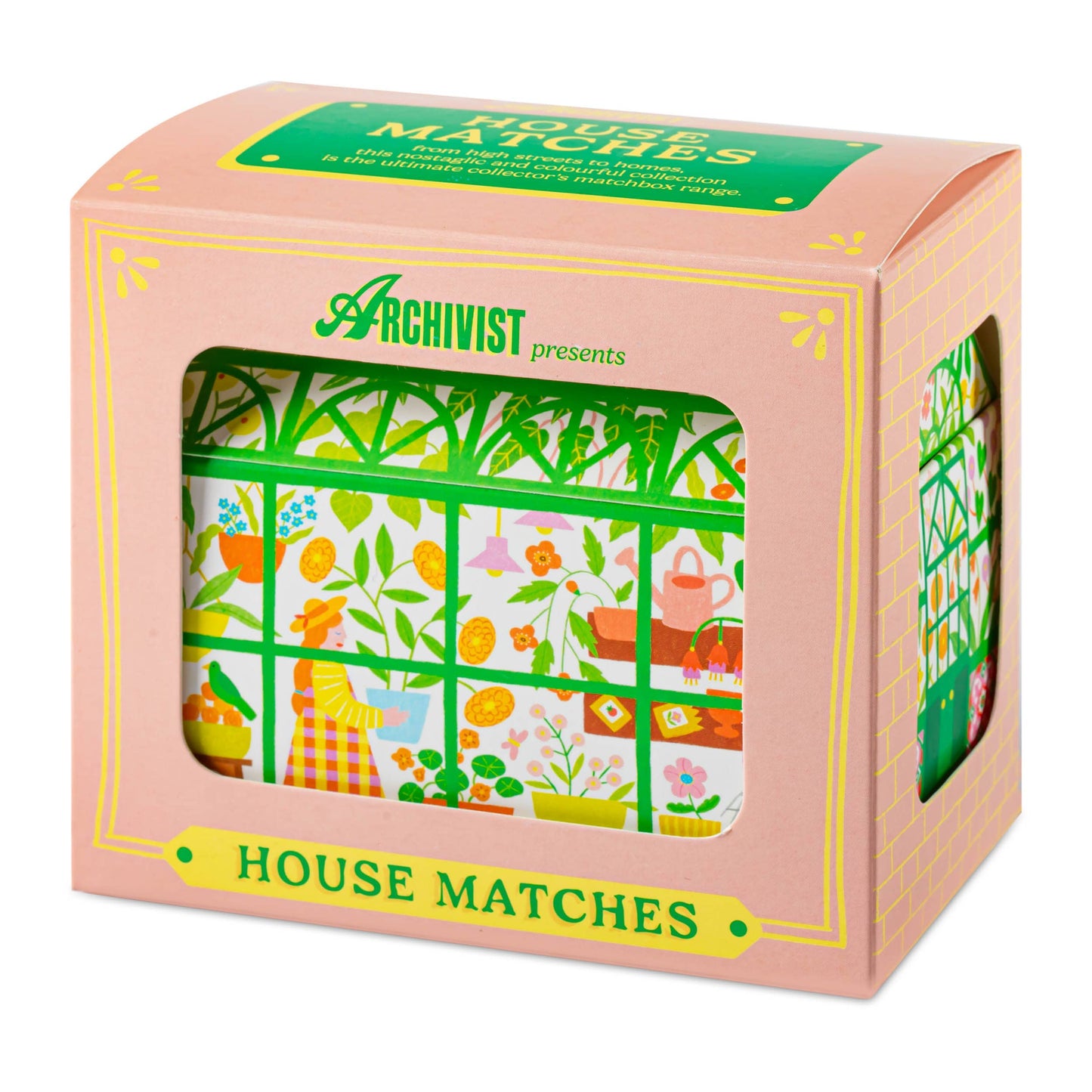 The Green House Matches Matchboxes