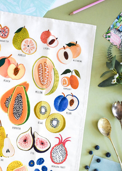 Summer Fruits Tea Towel