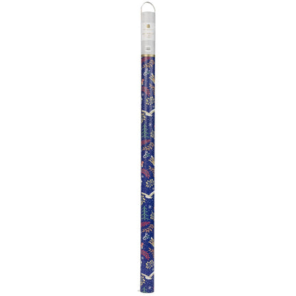 Twilight Blue Recycled Christmas Wrapping Paper | 3m |