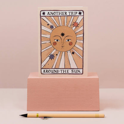 Tarot Sun Birthday Card
