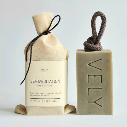 Sea Meditation Natural Handmade Soap On A Rope