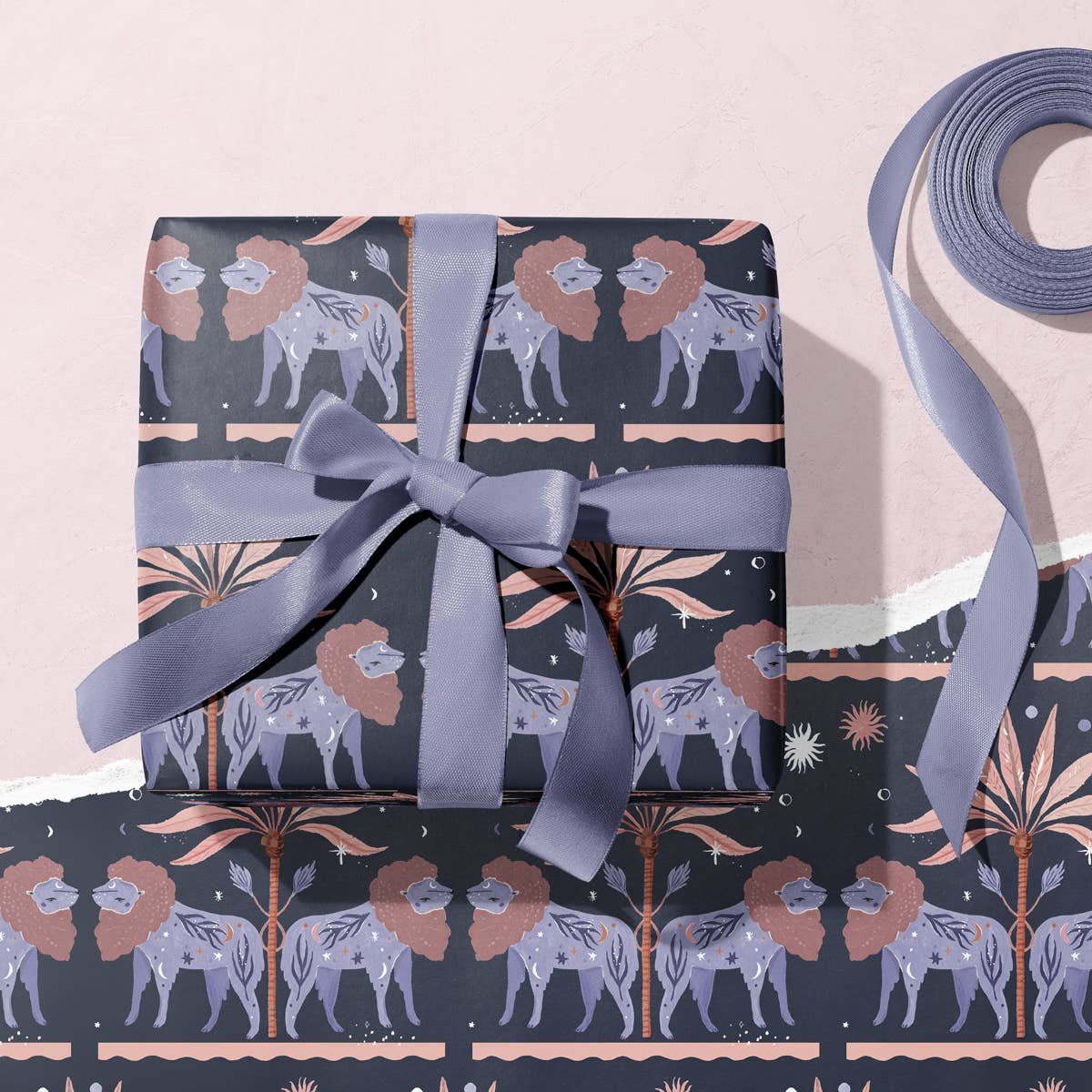Leo Lion Zodiac Gift Wrap