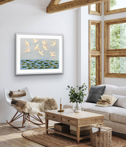 Above and Below the Sea Art Print