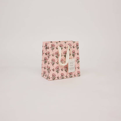 Ditsy Blush Small Block Printed Gift Bags
