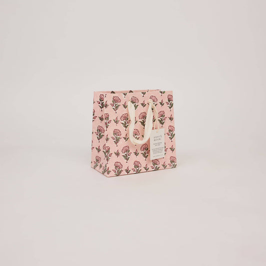Ditsy Blush Small Block Printed Gift Bags