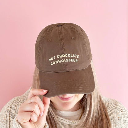 Hot Chocolate Connoisseur - 100% Cotton Baseball Cap