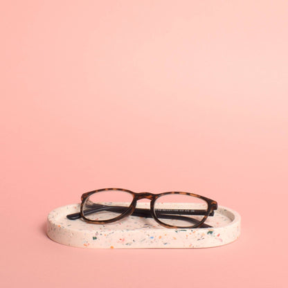 White Terrazzo Trinket Tray