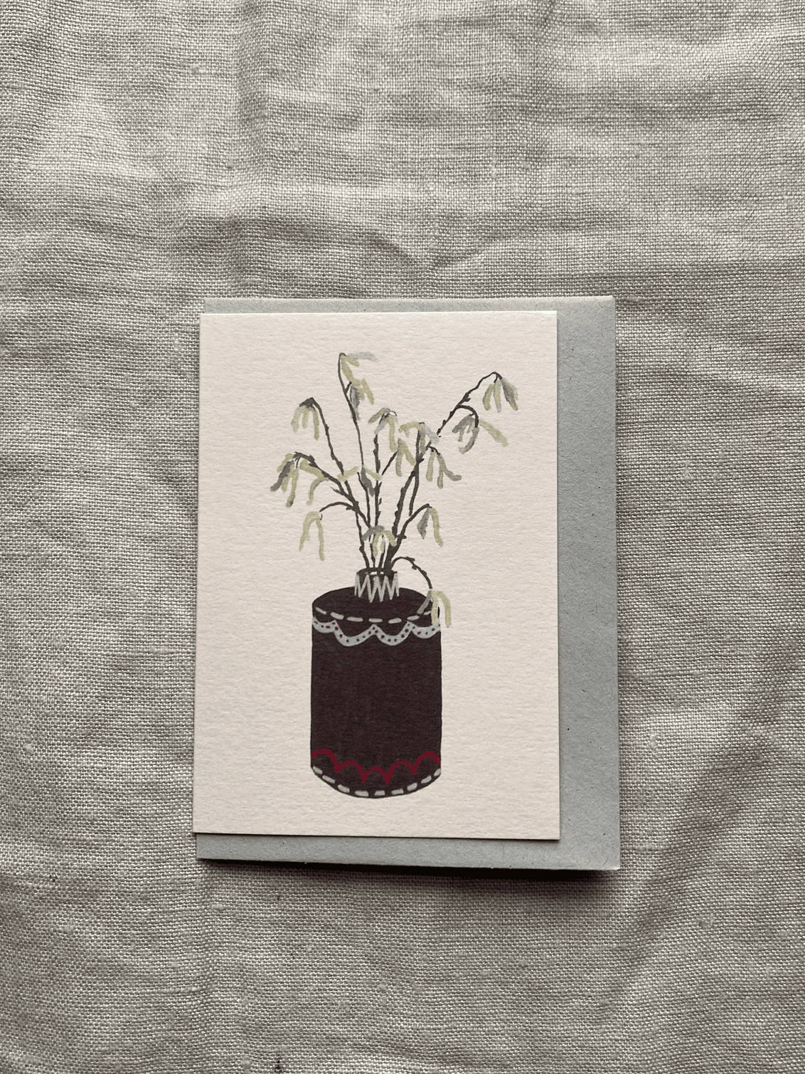 Catkins Mini Art Card