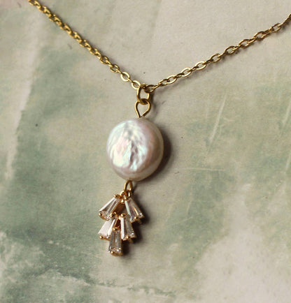 Art Deco Freshwater Pearl Necklace