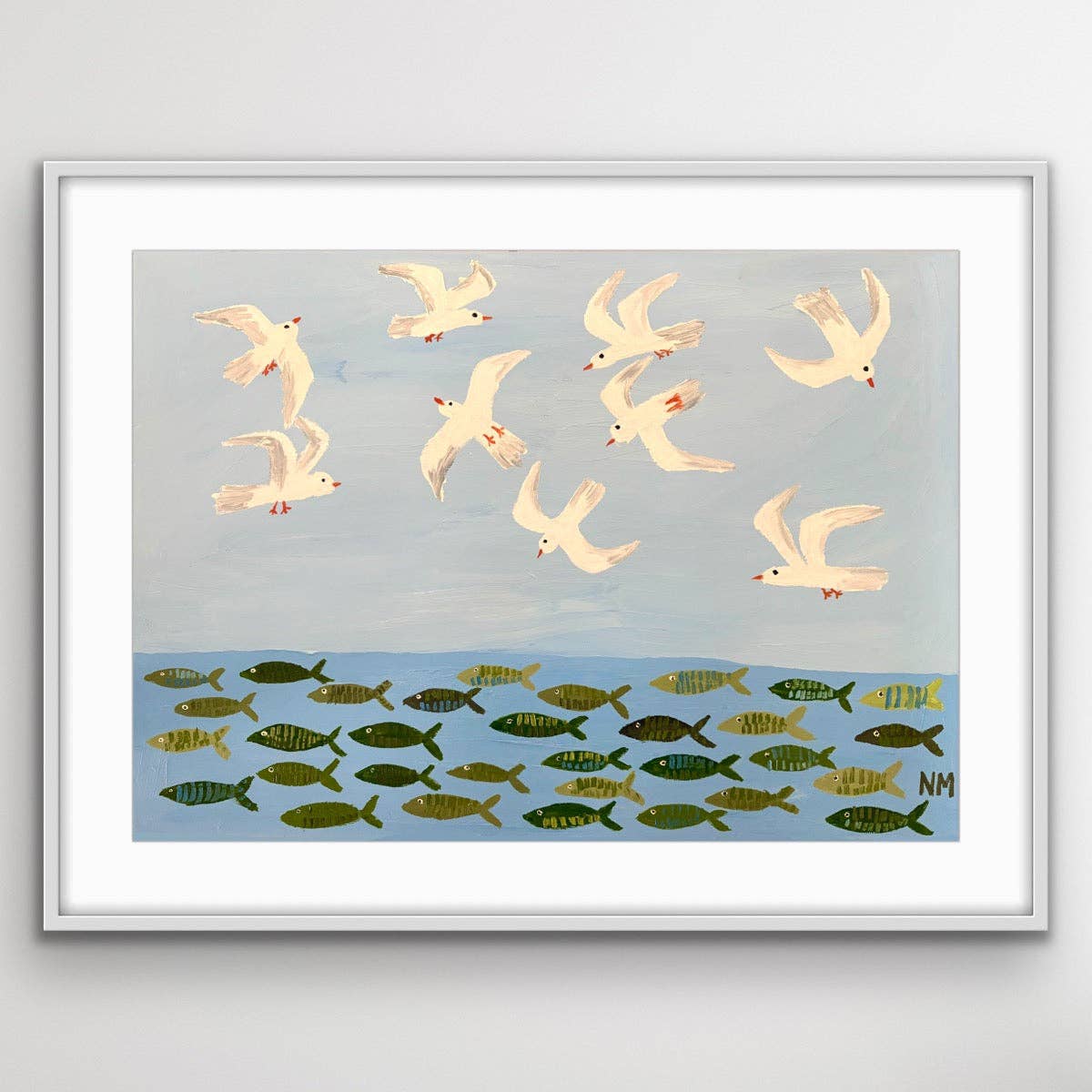 Above and Below the Sea Art Print