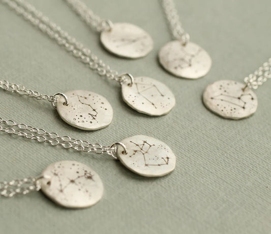 Sterling Silver Zodiac Constellation Necklace