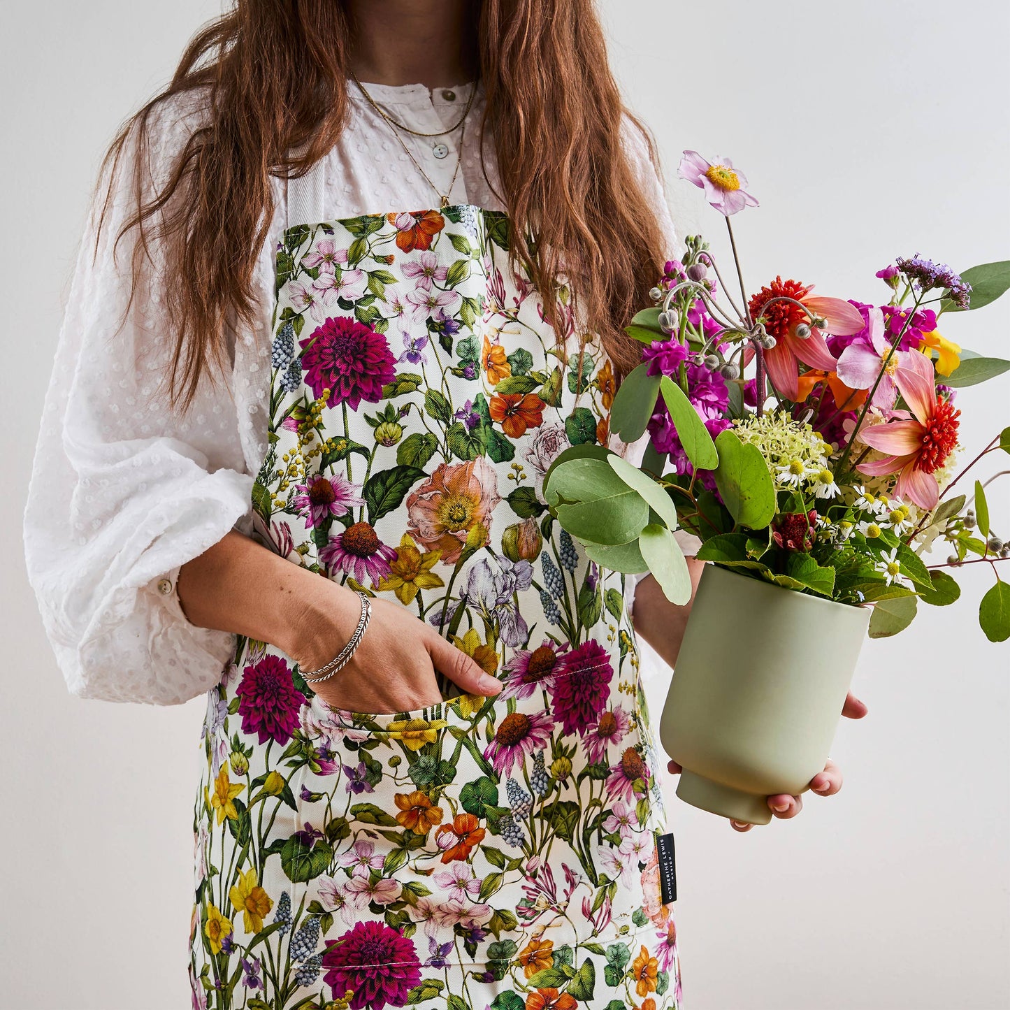 Bountiful Blooms Organic Cotton Apron