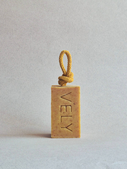 Orange Kiss Natural Handmade Soap On A Rope