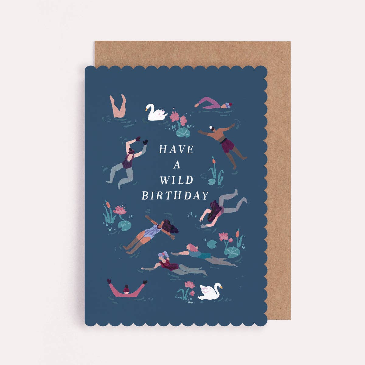 Wild Swimming Birthday Card | Outdoor Birthday Cards