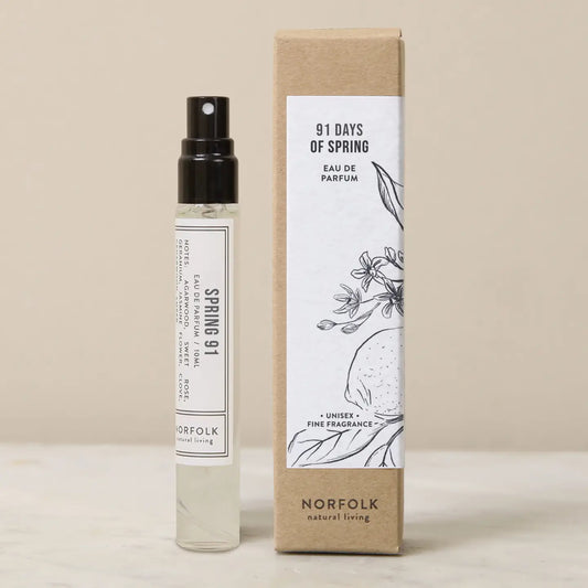 91 Days of Spring Parfum Perfume Norfolk Natural Living 10ml