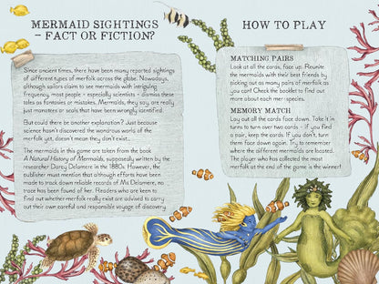 Match the Mermaids Memory Game