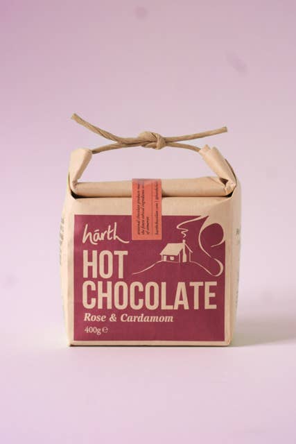 Rose and Cardamom Luxury Hot Chocolate Vegan