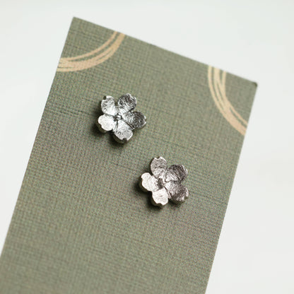Forget Me Not Sterling Silver Stud Earrings