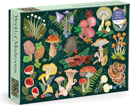 World Of Mushrooms 1000 Piece Jigsaw Puzzle