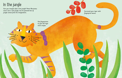 Fingerprint Activities: Art Book for Children